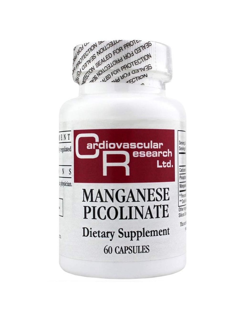 Cardiovasculaire Onderzoek Mangaan Picolinaat, Wit, 60 Tel.