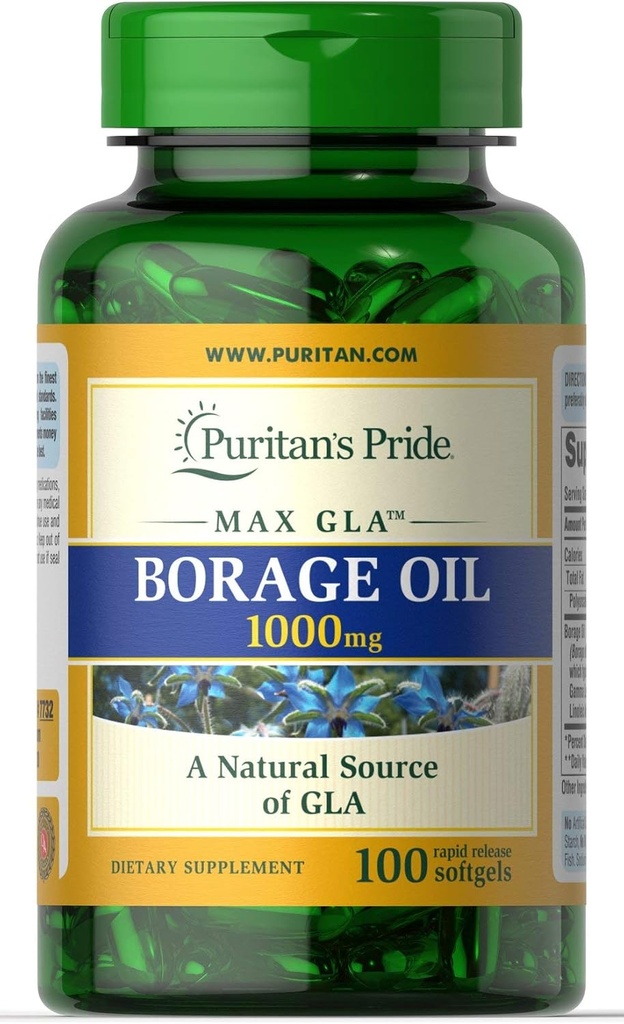 Puriteinen Pride Borage Oil, 1 Gram