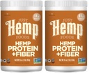 Gewoon Hennep Foods Hennep Proteïne Poeder Plus Vezel, niet-GMO Geverifieerd met 11 g eiwit & 11 g vezel per portie, 16 oz - verpakking mei Vary (verpakking van 2)