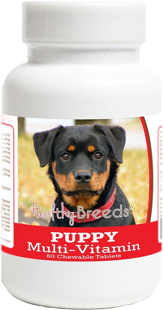 Gezonde Ras Rottweiler Puppy Honden Multivitamine Tablet 60 Tel.