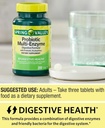 Probiotische supplement met digestieve enzymen voor mannen en vrouwen, 200 tabletten - Inclusief Acidophilus, en Prebiotica voor Gut Health en Digestieve Ondersteuning
