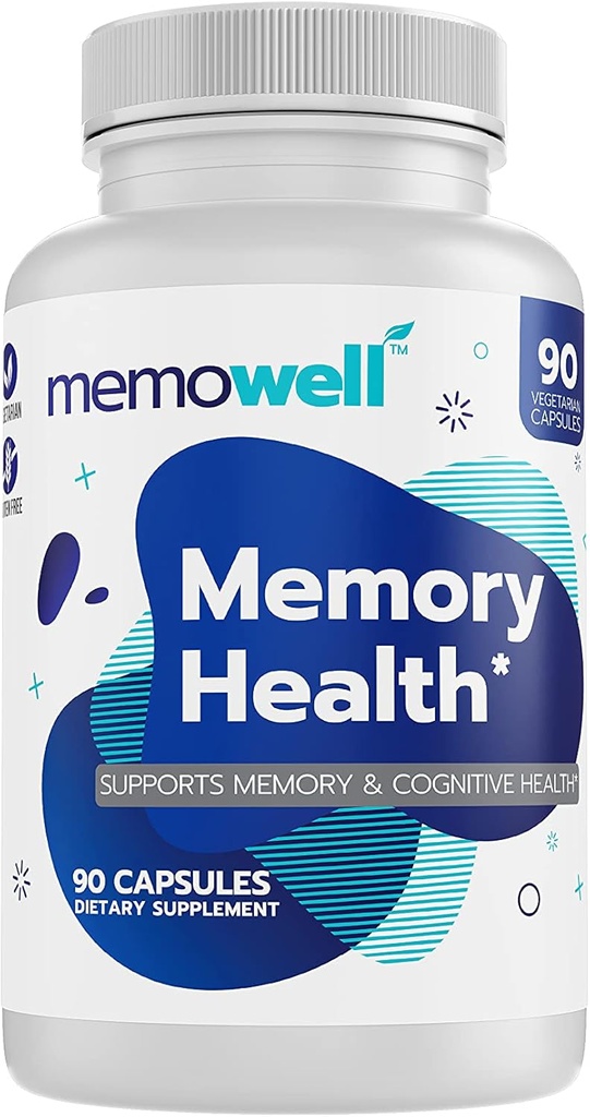 Brain Supplement - Advanced Memory Formula for Brain Health - 90 Capsules - Brain Booster Supplement for Memory, Clarity, Concentration - Memory Booster for Mind Focus - (30 Day Supply)