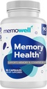 Supplément cerveau - Formule de mémoire avancée pour la santé du cerveau - 90 capsules - Supplément cerveau booster pour la mémoire, la clarté, la concentration - Booster mémoire pour la concentration mentale - (30 jours)