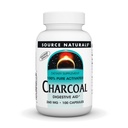 Bron Naturals Houtskool - 100% Pure Geactiveerd, Digestieve Hulp - 100 Capsules
