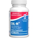 Supplément de magnésium de calcium avancé - Calcium de magnésium formulé cliniquement avec vitamine D3 B1 B3 et B6 pour le soutien du coeur et des os musculaires - sans gluten végétarien non-OGM (1 mois) M