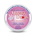 Drie Lollies Queasy Drops - Sour Raspberry Flavor - Reizen Ziekte & Misselijkheid Relief, kalmeert Maag & Dry Mond, natuurlijke ingrediënten - 21 ct