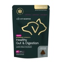 VetriScience Veterinary Strength Gezond Gut & Digestie - Pet Digestief Gezondheidssupplement voor katten en honden - Gut Health & Immune Support - Kenmerken Probiotica, Prebiotica & Postbiotica - 60 Tel.