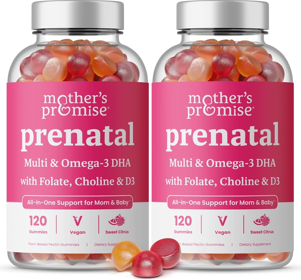 Prenatale vitamine Gummies met DHA 