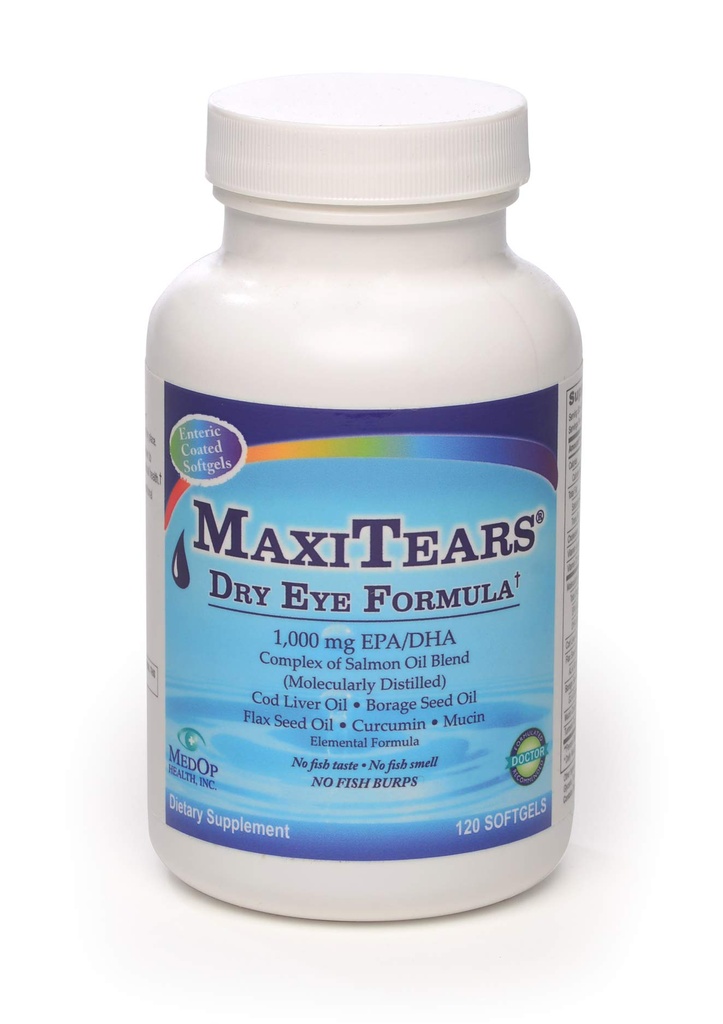 MedOp MaxiTears® Dry Eye Formula 120 softgels, 1fles