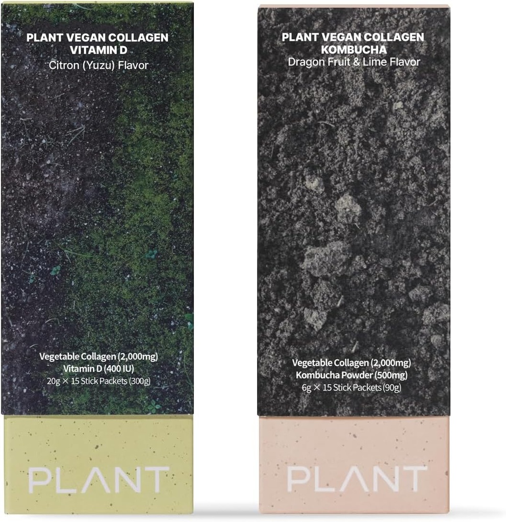 PLANT Vegan Collageen Kombucha + Collageen Jelly Vitamine D Probiotica