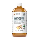 Organic Amish Leg Cramp Relief Liquid 16oz - Natural Muscle and Foot Support Supplement with Apple Cider Vinegar, Ginger, Garlic, Aloe, Fast Cramp Reducing Formula, Certified Organic, Made in USA