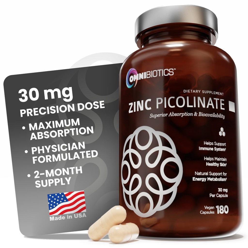 OmniBiotics Zink Picolinate 30mg Supplement 
