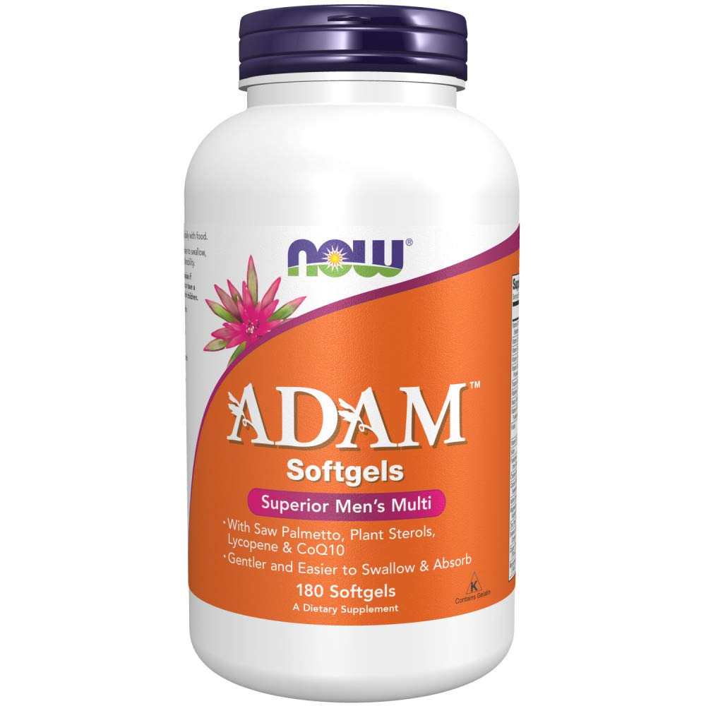 NOW Foods AdamTM Mannen Multiple Vitamin -Softgels,180 Tellen (pakket van 1)