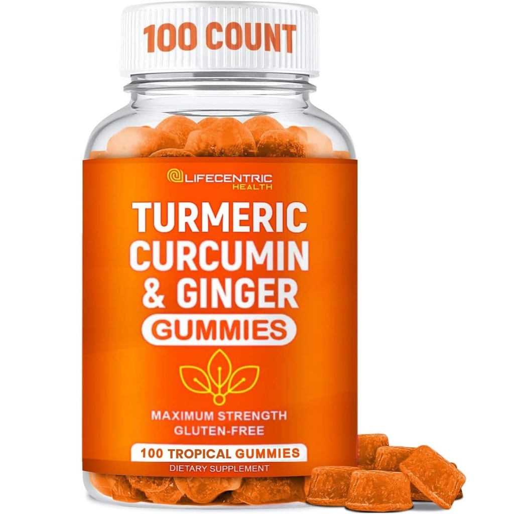 Kurkuma Gummies voor volwassenen en kinderen 