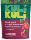 Kuli Kuli Super Energy Gummies - Energiesupplementen met Moringa, Cafeïnevrije Natural Energy Booster - 60 Non-GMO, Glutenvrije Moringa Gummies