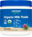 Nutricost Biologische Melkdistel (Silybum Marianum) 8 oz per Container (Unflavored) - Non-GMO, Glutenvrije