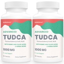 TUCCA Leversupplementen 1000 mg-bile Zouten voor leverreiniging Detox-Milk Thistle Herbal Blend with Fulvic and Humic Acid for Liver,Dispensive Health,120 Vegan Capsules