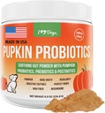 iHeartDogs Pupkin Probiotica, Prebiotica, & Postbiotica voor honden met pompoen, Gut Soothing Bone Broth & Paddestoelen - 30 Scops