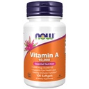 NOW Supplementen, Vitamine A 10.000 IE, Eye Health*, Essentiële Voeding, 100 Softgels