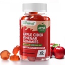 Gommies de vinaigre de cidre de pomme 60 compte 1000mg AVC avec vitamine B6 Vitamine B12 pour le métabolisme, la digestion, la détox, Gut et la santé immunitaire