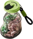 Organisateur de pilules, Distributeur portable de pilules, Organisateur Vita-min, Cas de voyage pour médicaments et suppléments, Trieuse de pilules, Petite bouteille de support de pilules avec 4 compartiments