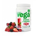 Vega Premium Protein + Supergreens, Berry – 20g Vegan Protein, Dairy & Gluten Free, 20.8 oz (21 Servings)