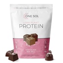 One Sol Lean Plant Based Protein Powder, Pea & Brown Rice Protein, Low Carb, Vegan Friendly - Gluten, Lactose, & Soy Free - No Added Sugar, Non-GMO, Clean Nutrition, No Bloating (Chocolate Sea Salt)