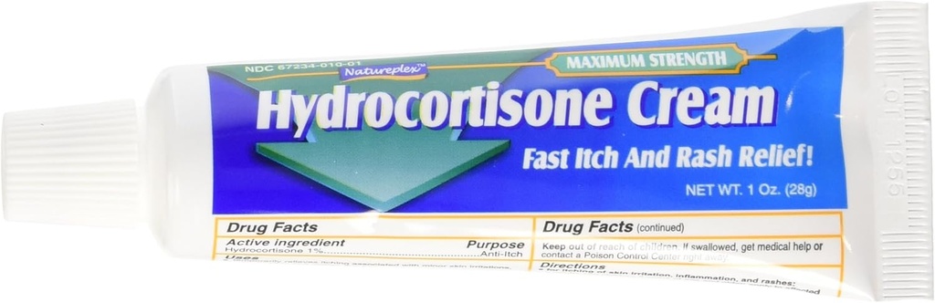 Natureplex Hydrocortison 1% Cream, 1 Ounce (verpakking van 3)