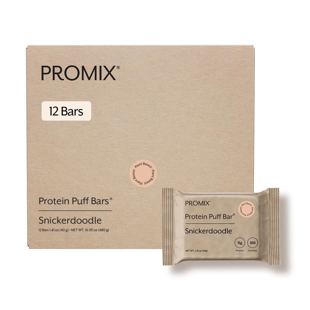 Promix Voeding Vegan Protein Puff Bars 