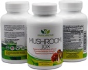 Mushroom 10X Mushroom Complex 10-in-1 Supplement 1330 mg 60 Capsules w/Lions Mane ondersteunt Focus & Mental Clarity, Vitality, Mood Enhancement & Immune Support