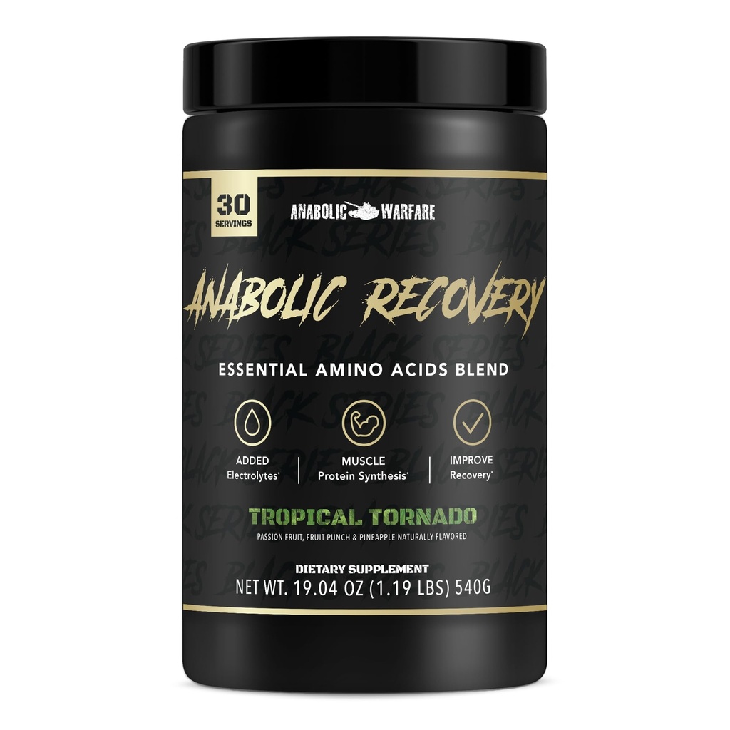 Anabole herstel, essentiële aminozuren, na training herstel, Premium Hydration, Build Muscle* (Tropical Tornado, 30 porties)