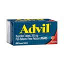 Advil Pain Reliver en koortsreducer, pijnrelief Medicine met Ibuprofen 200 mg voor hoofdpijn, rugpijn, menstruele pijn en gewrichtspijn Relief - 200 gecoate tabletten
