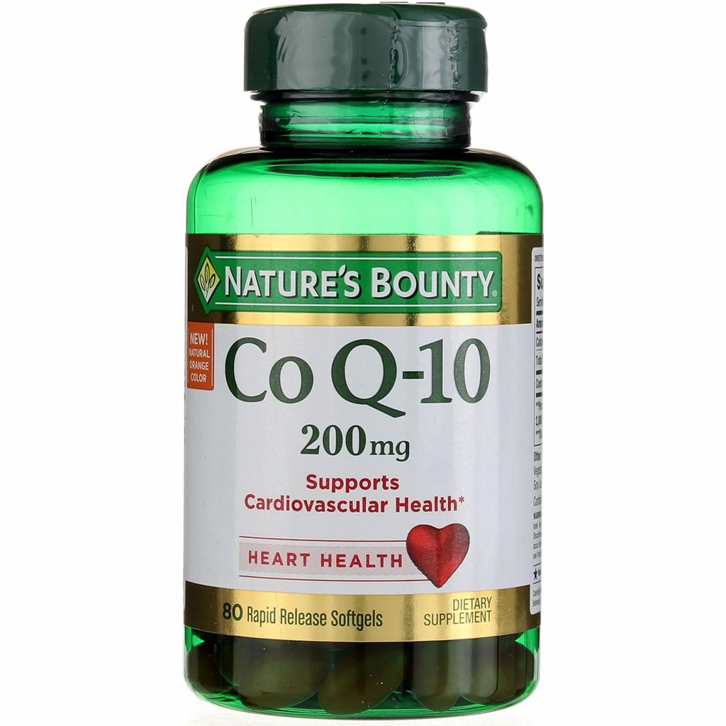 Set van 2 Nature's Bounty Co Q-10 200 mg, 80 tabletten