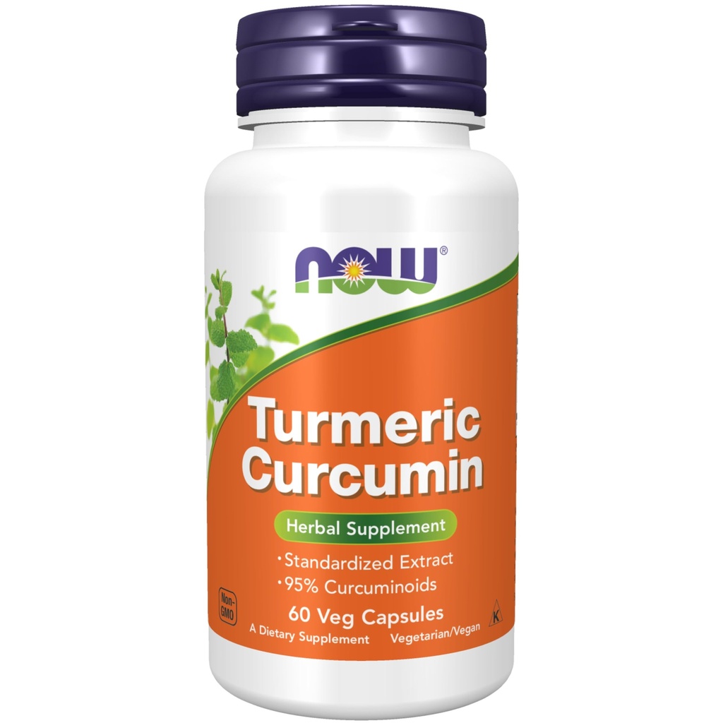 NU Foods Supplementen, Kurkuma Curcumine, Afgeleid van Kurkuma Root Extract, 95% Curcuminoïden, Kruidensupplement, 60 Veg Capsules