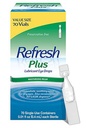 Refresh Plus Lubricant Eye Drops For Dry Eyes, Conservative-Free,Value Size, 0,01 Fl Oz Containers voor eenmalig gebruik, 70 Tellen