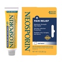 Neoclosporine + maximale sterkte Triple Antibiotische Zalf met pijnverlichting, dubbele actie Eerste hulp wondverzorging, no-sting formule met Pramoxine HCl, Bacitracin Zink, 1 oz enkele buis