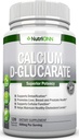 Calcium D-Glucaraat - 500mg - 120 plantaardige capsules - Superieure Potentie om te ondersteunen Reinigingsprocessen, Estrogeen Metabolisme en Hormonale Balance - Helpt met Prostaat, Borst & Colon Gezondheid