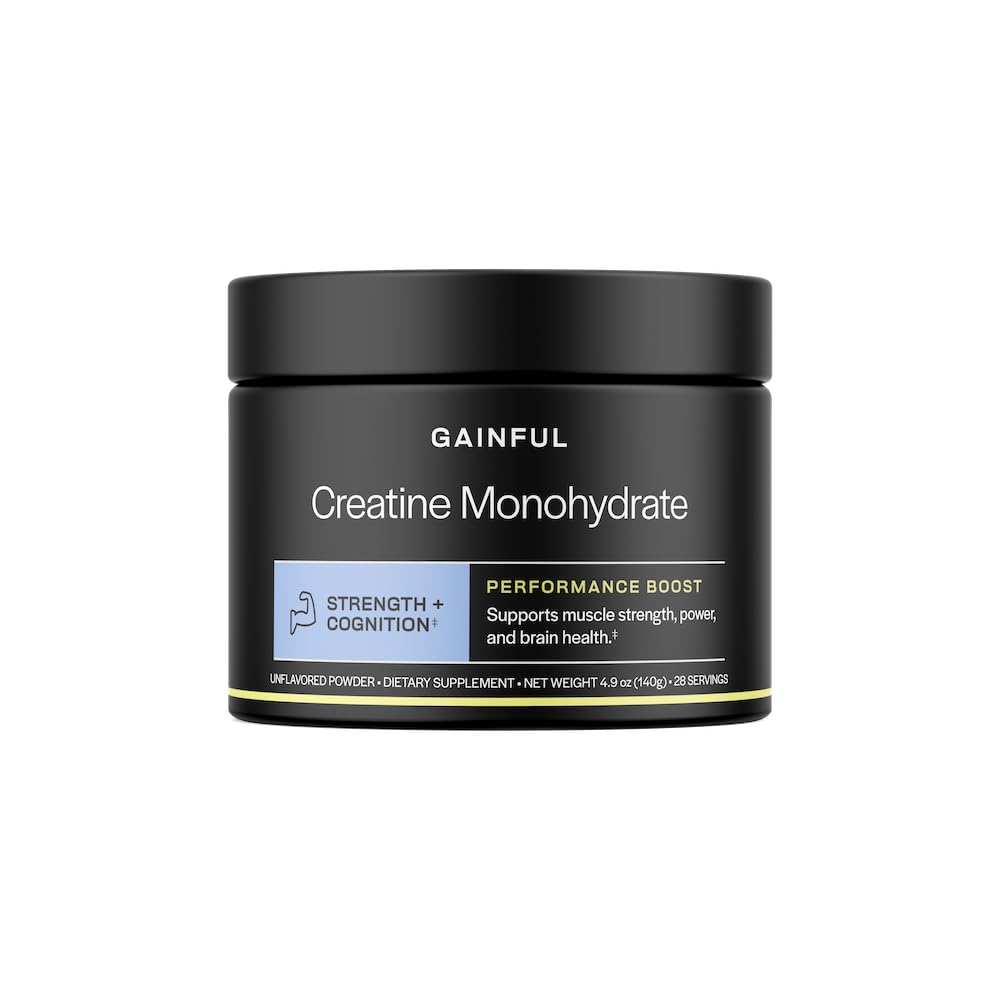 Krachtige Creatine Poeder, Post workout Aminozuur Supplement, Spier, Energie & Focus Ondersteuning, 5g Creatine Monohydraat, Unflavored, 28 Servers