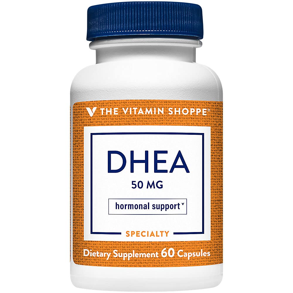 De vitamine Shoppe DHEA 50MG, Hormonale en gezonde veroudering ondersteuning voor beide mannen en vrouwen, eenmaal daags (60 capsules)