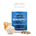 Paleovalley NeuroEffect - Neuro Mushroom Coffee Nutritional Supplement for Focus, Memory, and Energy Support - 28-Day Supply - 8 Volledige Spectrum Mushroom en Whole Coffee Fruit Extracts