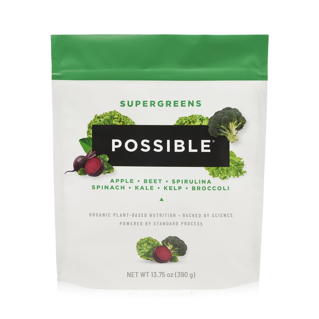 SuperGreens - Superfoods Powder Mix met 23 Whole Food Ingredients - Vegan, Biologische, Plant-Based Wellness - Gluten-Free, USDA Organic - Clean Label - 1 Bag, 30 Servers