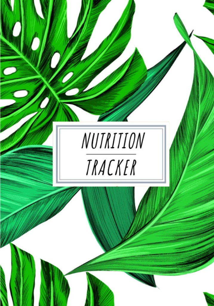 Nutrition Tracker: Daily Nutritional Journal to Keep Track and Reviews.