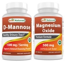 Best Naturals D-Mannose 1500 mg & Magnesiumoxide 500 mg