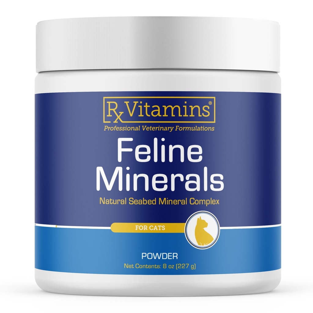 Rx Vitaminen Feline Mineralen - Taurine voor Cat Heart Health - Calcium voor Gezamenlijke Supplement - Immune Ondersteuning voor Katten met Magnesium & Kalium - Huid en Coat Supplement - 8oz