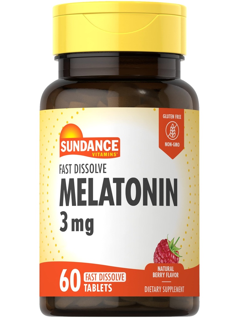 Sundance Melatonine 3mg Fast ondressing 