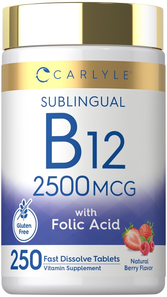Carlyle Vitamine B12 Sublingual 2500 mcg 