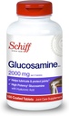 Schiff Glucosamine 2000mg (par service) + comprimés d'acide hyaluronique (150 Compte dans une bouteille), supplément de soins interarmées qui aide à soutenir la mobilité et la flexibilité conjointes, soutient la structure du cartilage