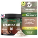 EarthNutri poudre monohydratée de créatine - Supplément de créatine pure pour la force musculaire, la force et la performance – non-OGM, sans sucre, sans additif – pour les hommes et les femmes, sans saveur 250g