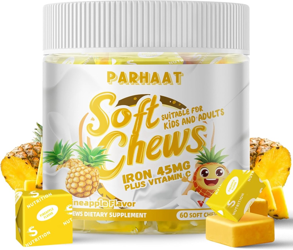 Iron Soft Kauw Supplement met Vitamine C 