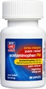 Rite Aid Extra Strength PM Pain Relief Caplets, 500mg Acetaminophen / 25mg Difenhydramine - 50 Tellen 
